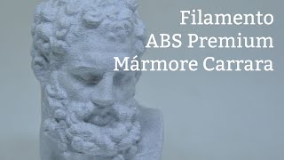 Filamento ABS Premium Mármore Carrara