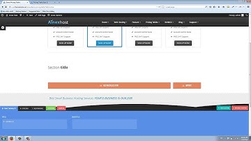 How to create section pricing table [Ainex Host WHMCS WordPress Integration Theme]