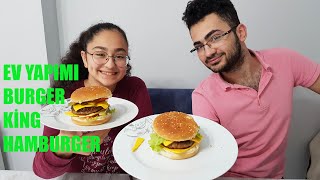 Karanti̇na Günlükleri̇ 2Evde Burger Ki̇ng Hamburger Yaptik