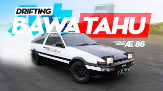 AE86 Initial-D Tofu Drifting Challenge | English Subtitle 