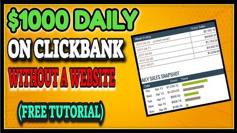 🔥 Clickbank For Beginners - $1,000 Per Day Tutorial ( No Website Needed)🔥