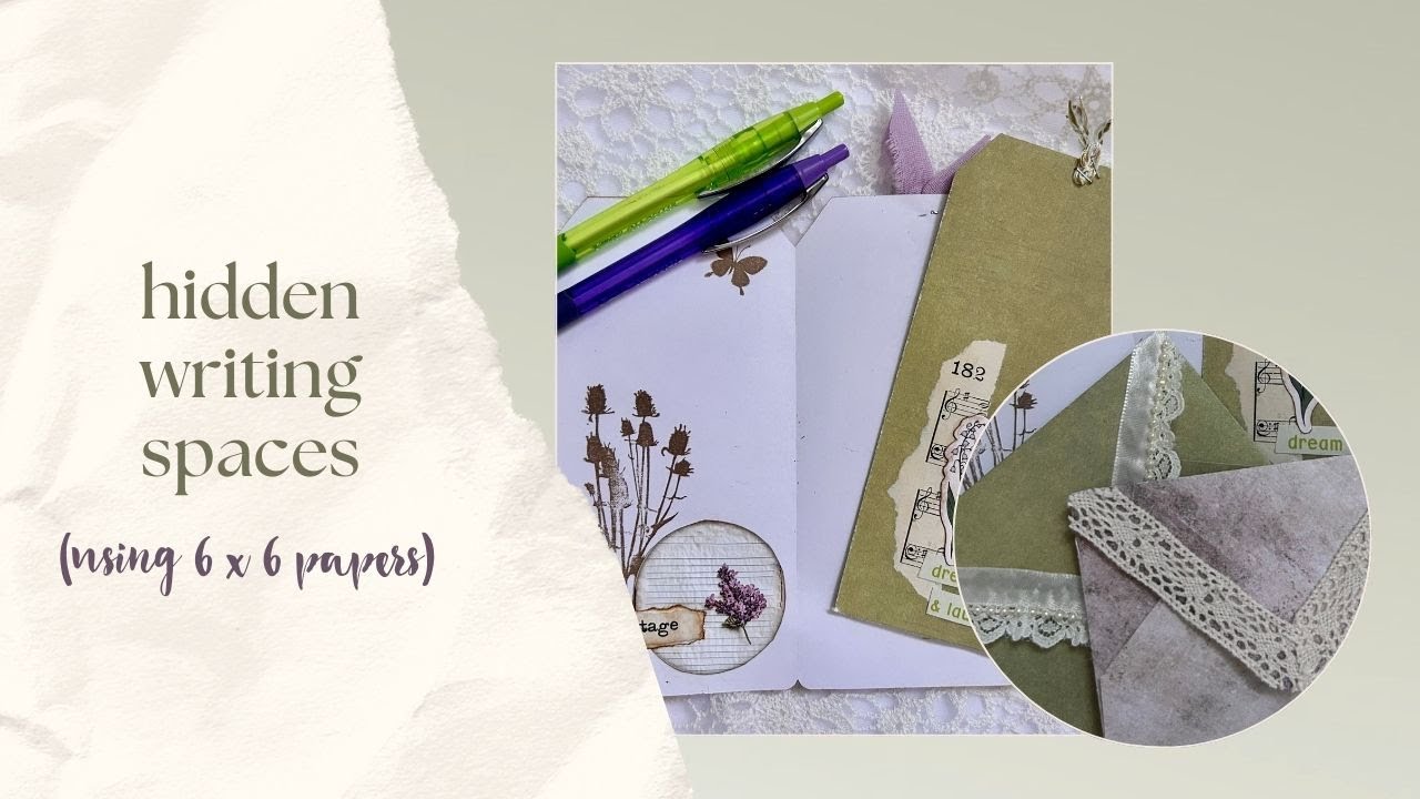 Little Pages, Big Possibilities | Hidden Writing Spots (6x6 papers)