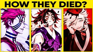 How Every Demon Moon Died In Demon Slayer ( So Far )