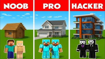 NOOB vs PRO vs HACKER — Minecraft Builds That Will Blow Your Mind!