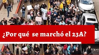 ¿Por qué se marchó el 23A?