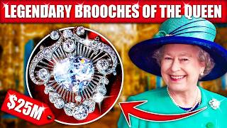 Queen Elizabeth II's Legendary Brooches   British Royal Jewelry Collection   Cullinan V Brooch