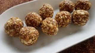 Dates Ladoo । Dates and peanuts laddu ।sugar free peanuts ladoo । healthy laddu