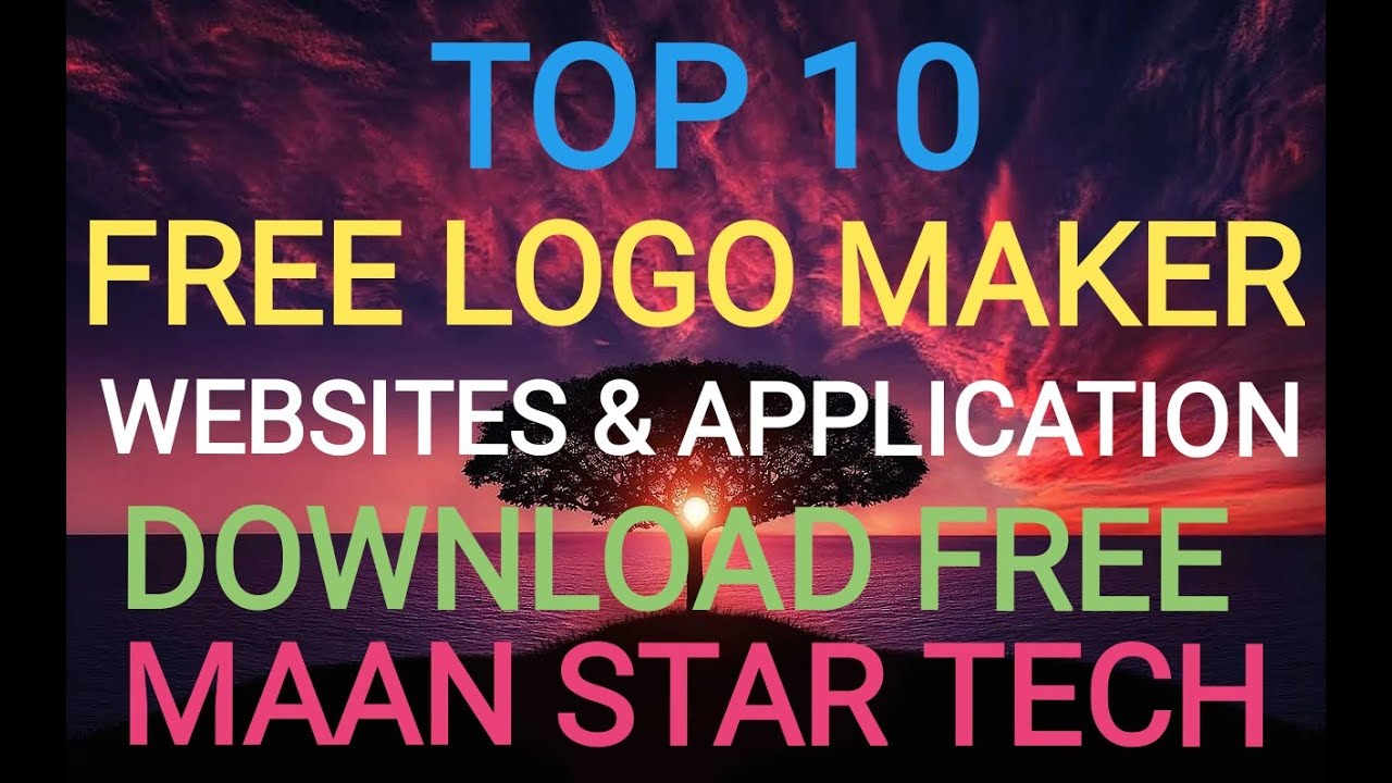 Top 10 Free Logo Maker Websites & Android Mobile Apps | Download ...
