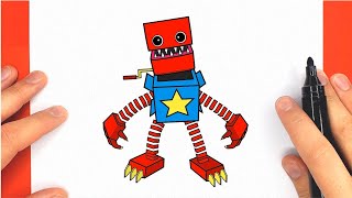 Dibujando POPPY PLAYTIME PROJECT | BOXY BOO MINECRAFT | C...