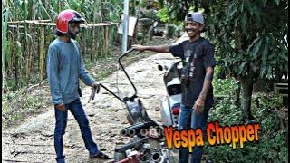 perjalanan  vespa keliling kota Jambi