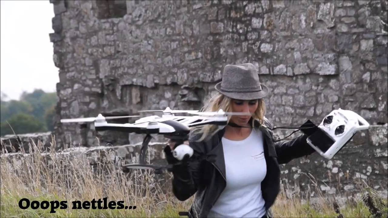 girls like you Yuneec Q500 above Abbey ruins, Meath, Ireland