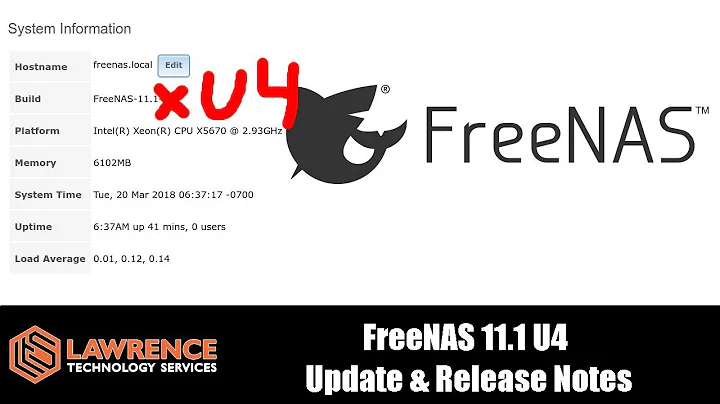 FreeNAS 11.1 U4  Update & Release Notes Samba Bug Fixed and How To Roll Back an Update