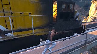 The Hidden Destructible GTA 5 Train (Fact) - DarkViperAU