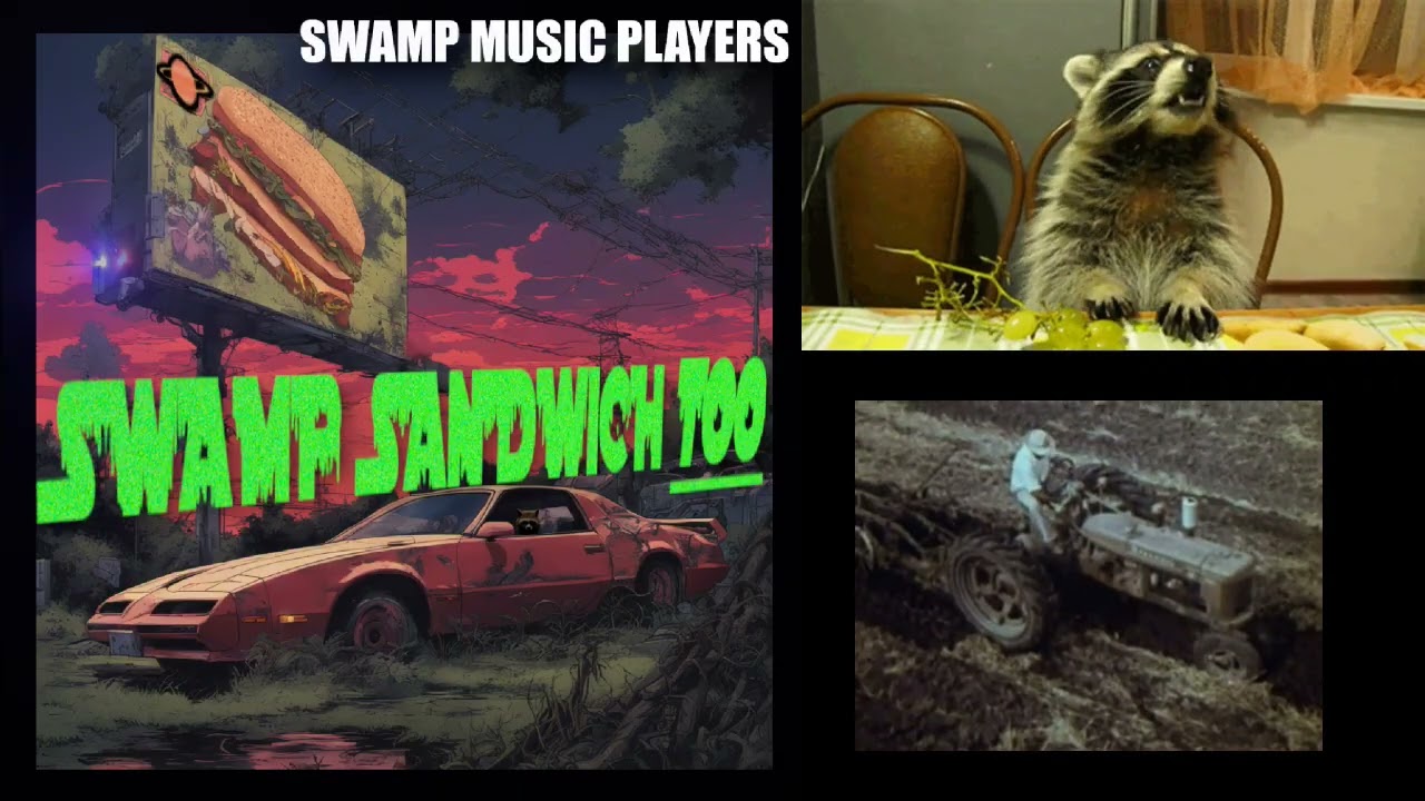 Swamp Blues music it's Chuck-Aways from 'Swamp Sandwich Too' by Swamp Music Players