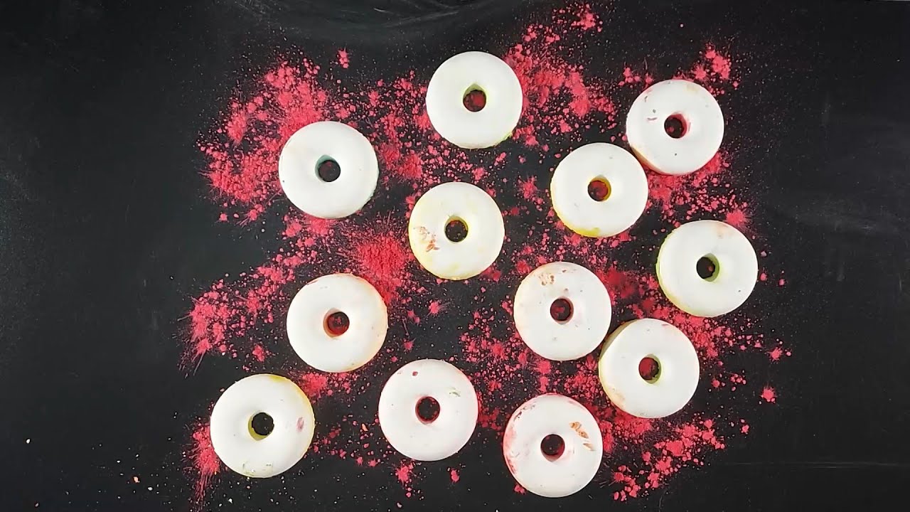 Cornstarch Donut Crushing ASMR 🍩✨ | Relaxing & Oddly Satisfying Sounds