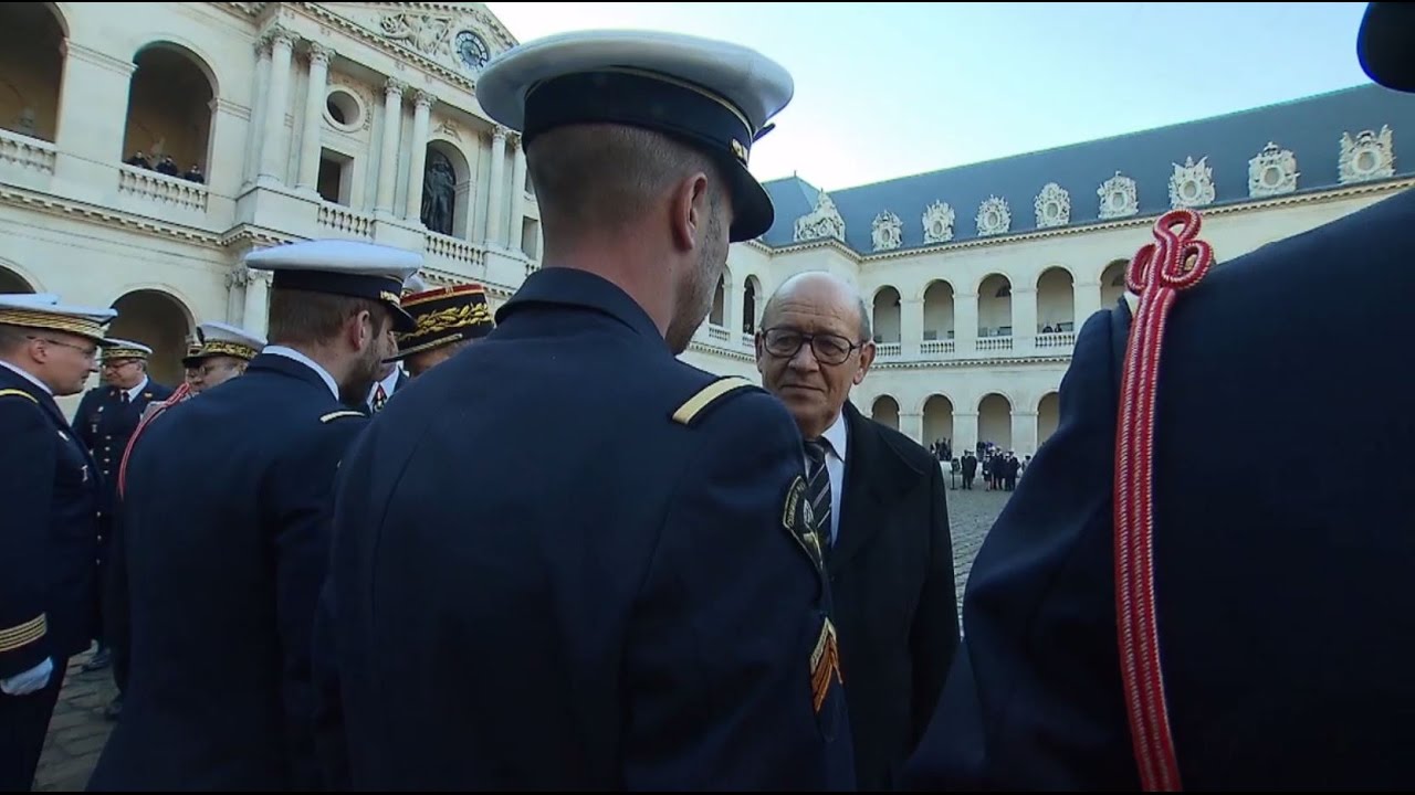 Cérémonie de remise de la médaille des blessés de guerre