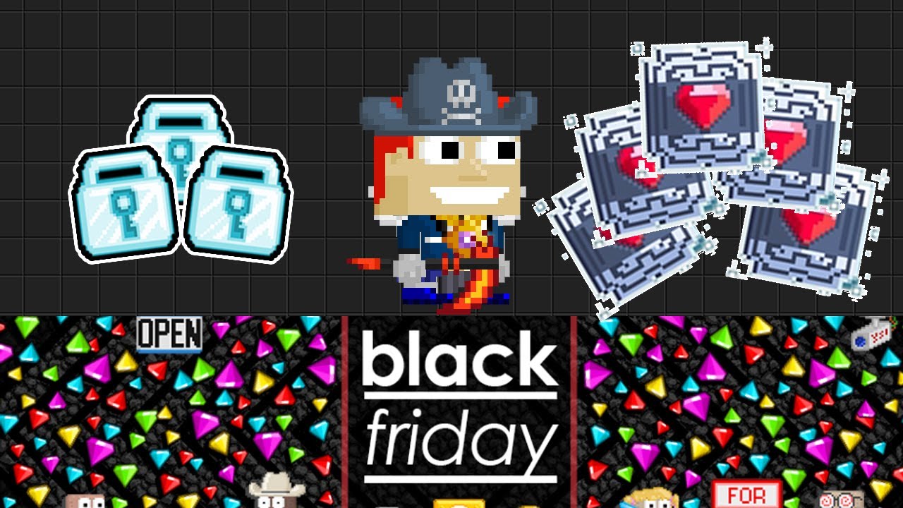 Black Friday Black Box and Cashback Coupon Growtopia YouTube