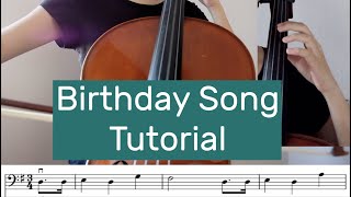 How to play Happy Birthday Song on Cello