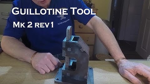 Blacksmiths Guillotine tool MK2 Rev1