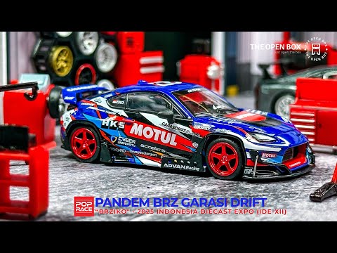Unboxing Pop Race 1:64 PANDEM BRZ GARASI DRIFT - 
