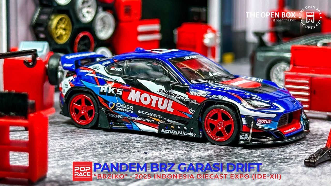 Unboxing Pop Race 1:64 PANDEM BRZ GARASI DRIFT - 