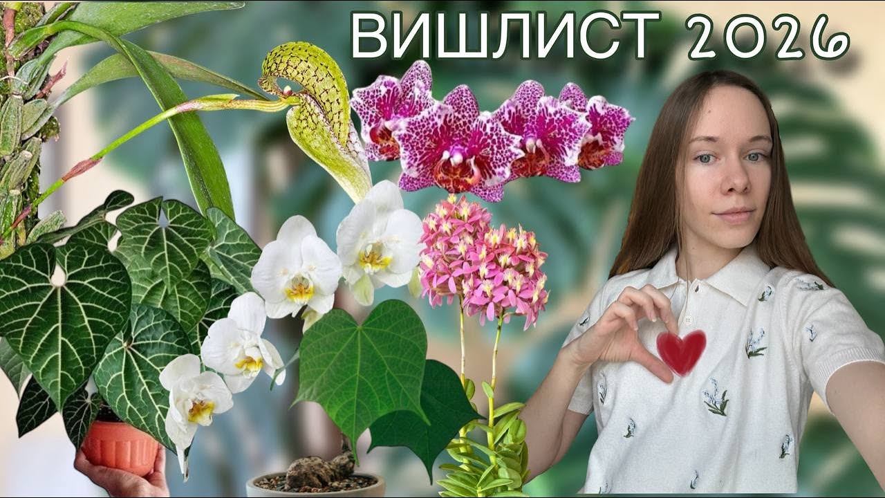 Растения мечты: редкие комнатные и орхидеи | Вишлист 2026