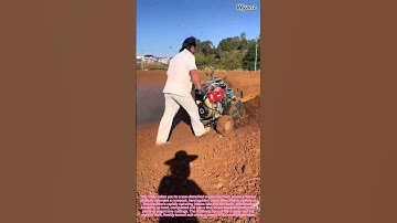 Smart Farming: How a Mini Rotary Tiller Prepares Soil for Sugarcane | Farm Machinery