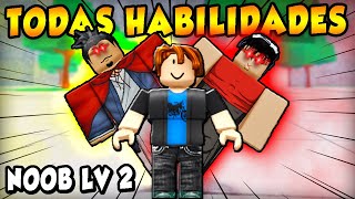 FINGI SER NOOB COM TODAS AS HABILIDADES DO SAITAMA BATTLEGROUNDS (ROBLOX)