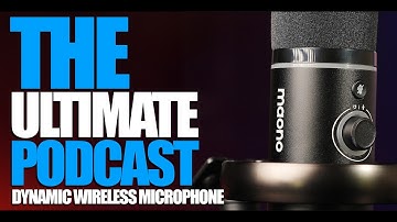 The Maono PD200W The Ultimate Wireless Podcast Dynamic Microphone