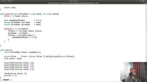 Insert a node in a binary search tree - an iterative implementation