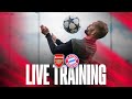 Das Abschlusstraining vor dem Champions League-Duell gegen Arsenal 🏆