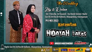 🔴📡LIVE KARAWITAN HIDAYAH LARAS || WEDDING LILY & WULAN || ABM AUDIO || BAGUS MULTIMEDIA - A2