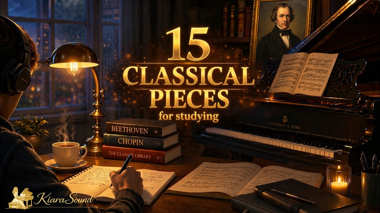 15 Best Classical Pieces for Studying and Focus (3 Hours) - YouTube