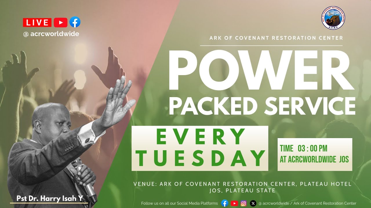 TUESDAY POWER PACKED SERVICE || THE RELEASE OF SUPERNATURAL POWERS || 18TH FEBRUARY 2025