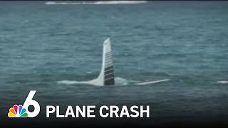 Pilot taken to hospital after plane crashes offshore in Florida, police says
