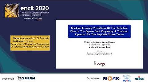 ENC-2020-0401- Machine Learning Corrections Of Turbulence Using A Reynolds Stress Transport Equation