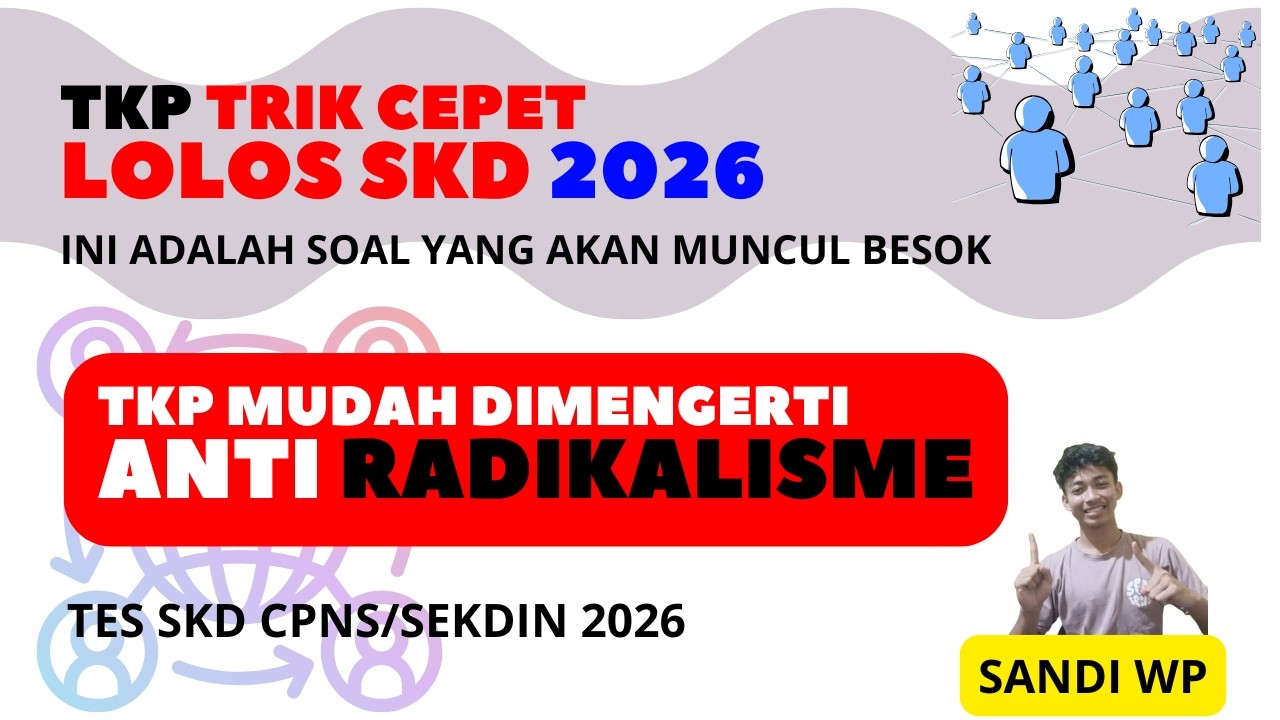 TKP SOAL ANTI RADIKALISME TERBARU