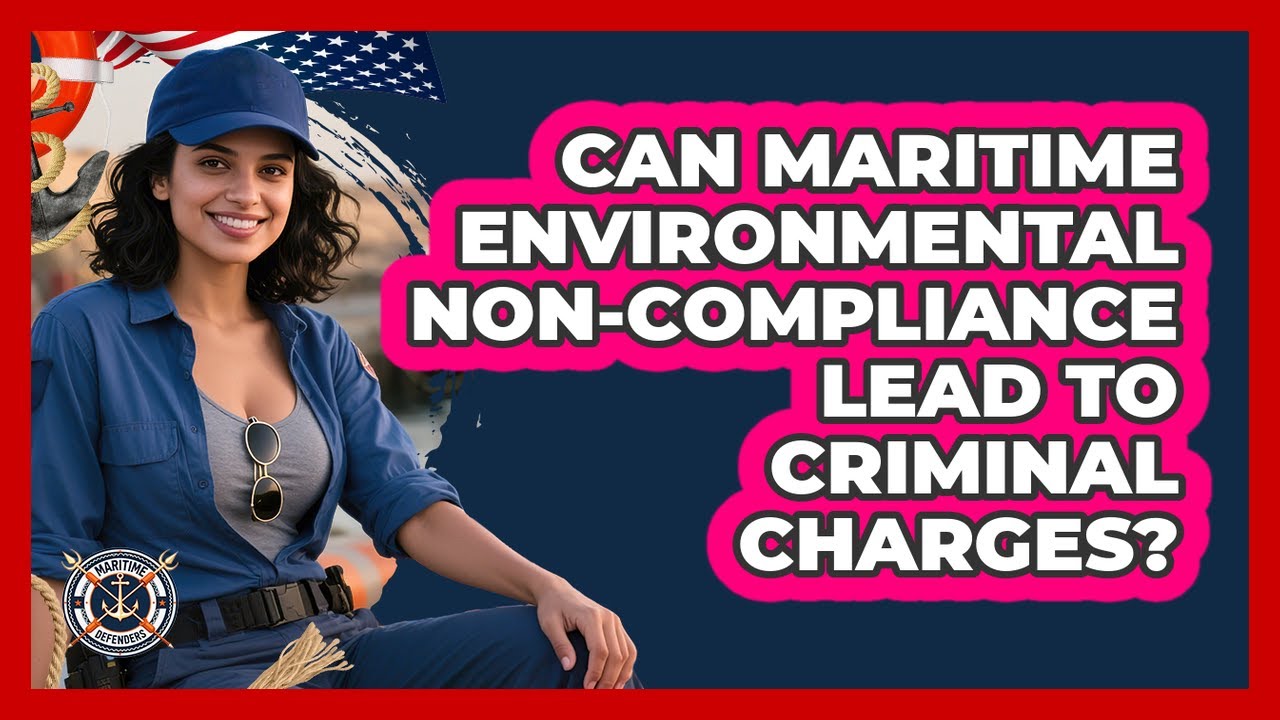 Can Maritime Environmental Non-compliance Lead To Criminal Charges? - Maritime Defenders