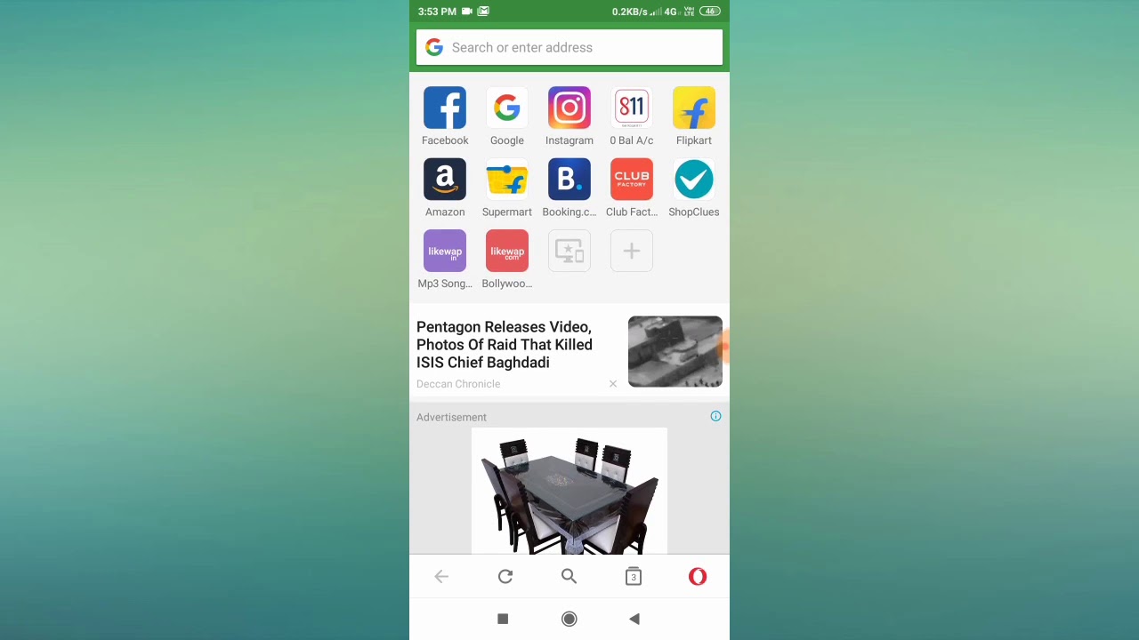 How to Disable Opera Mini News Feed || Opera Mini Newsfeed Setting