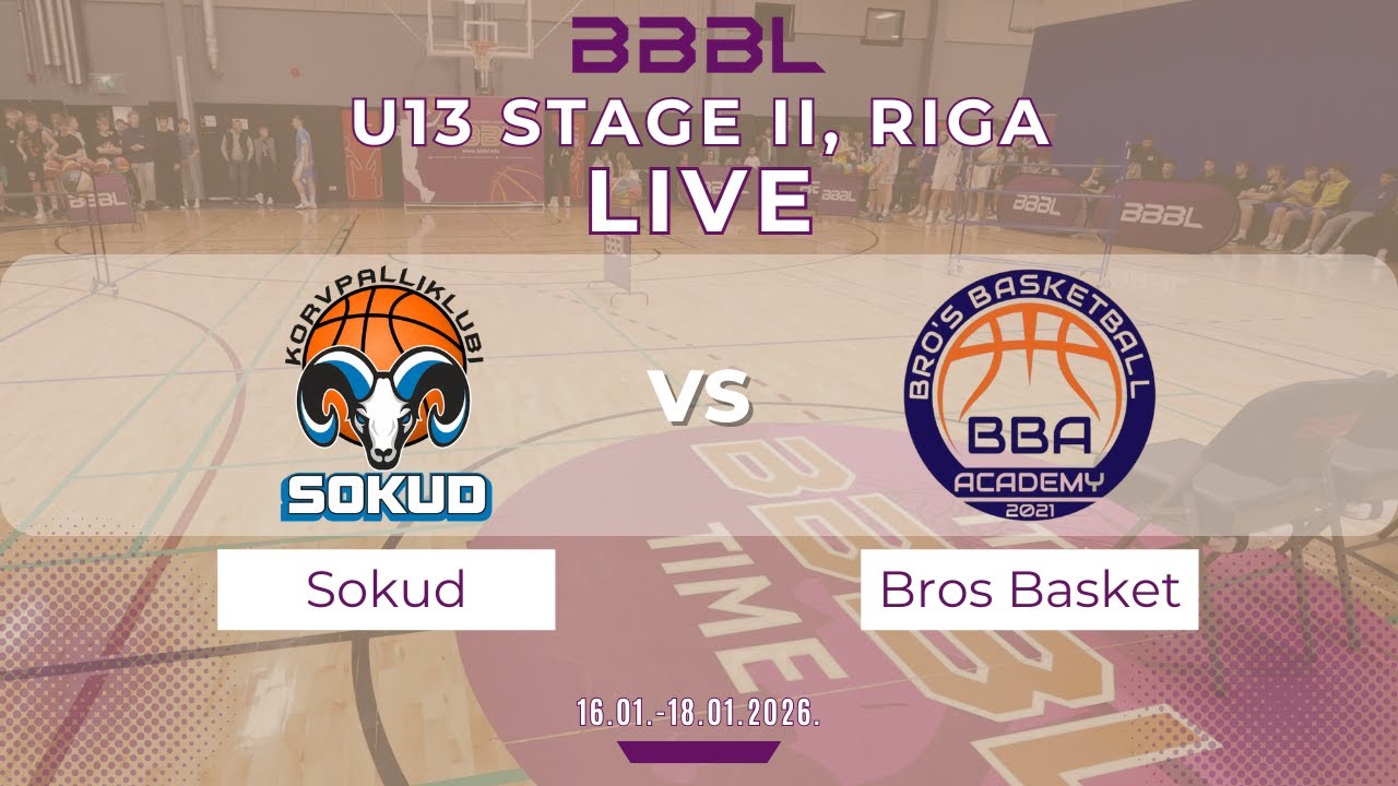 Bros Academy 2013 vs BC Kalev Cramo/KK Sokud 2013 | BBBL U13