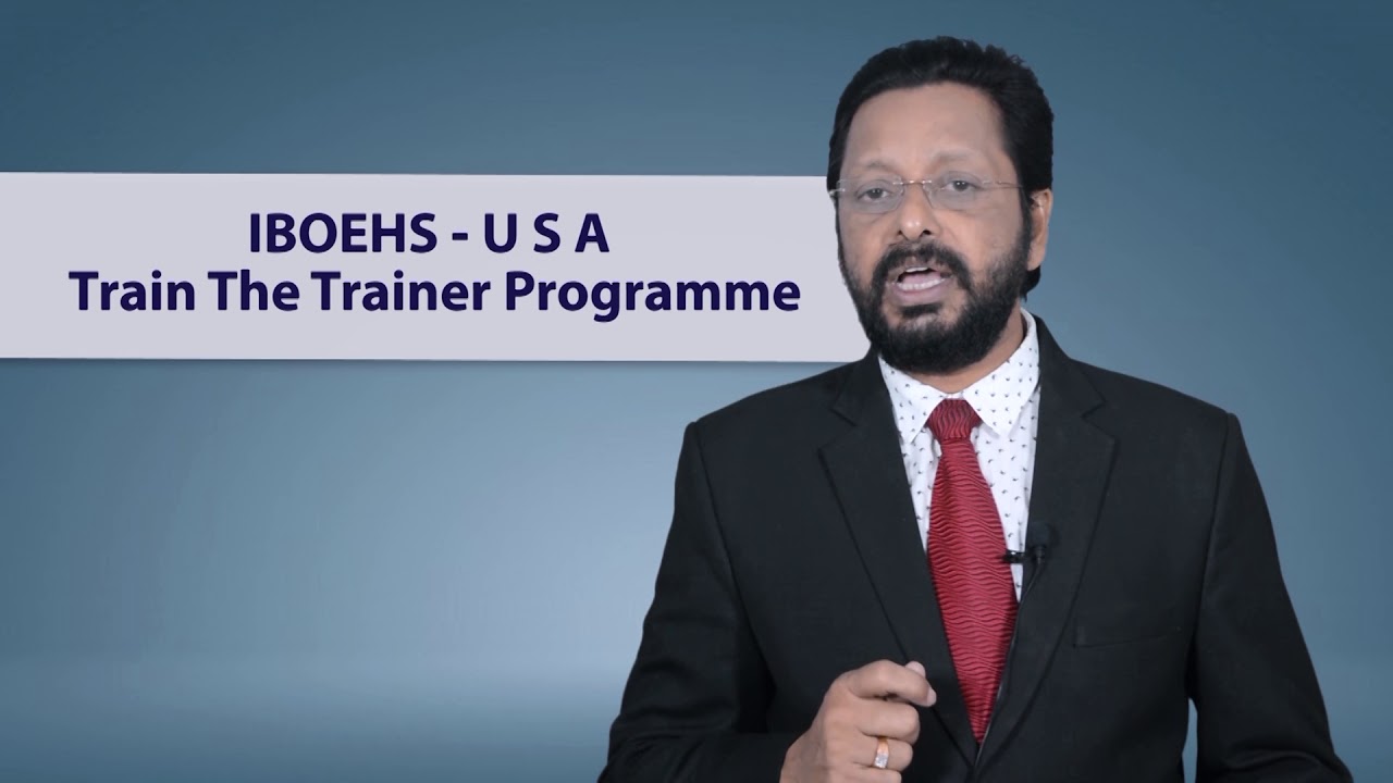 Extract From SAJU MATHEW'S IBOEHS - U S A Train The Trainer Programme |2019