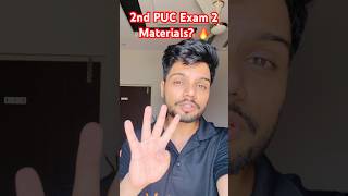 How to score High Marks in 2nd PUC Exam 2 🔥| 2nd PUC Exam 2 Hacks 💯 #2ndpuc #12thclass #shorts