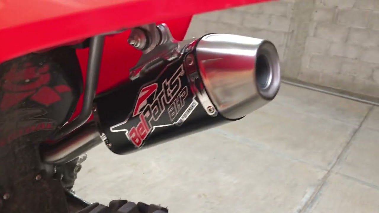 Honda crf 250F 2022 con salida de escape BelParts BHP #crf250f #crf250 #crf250 #exhaustsystem