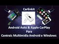 CARPLAY (SEM FIO/WIRELESS) & ANDROID AUTO PARA MULTIMÍDIAS ANDROID e WINDOWS - CARLINKIT USB DONGLE