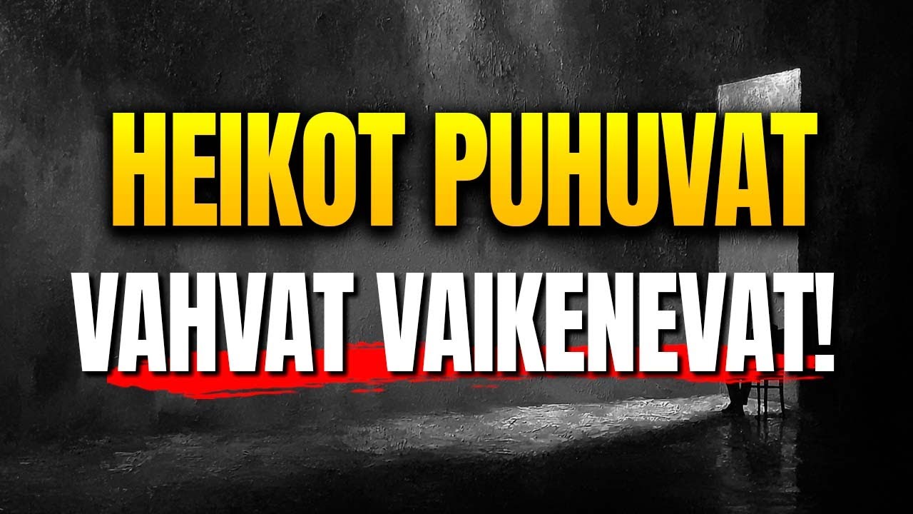 5 lausetta, joita vain heikot ihmiset käyttävät uuvuttaakseen sinut (psykologia opettaa)