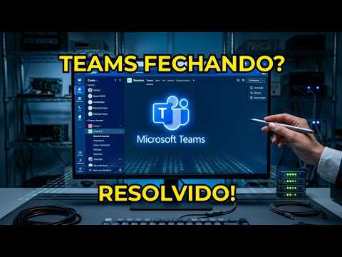 TEAMS NÃO ABRE E FECHA SOZINHO? Como resolver esse erro fatal! 🚨 #SummerOfGoals