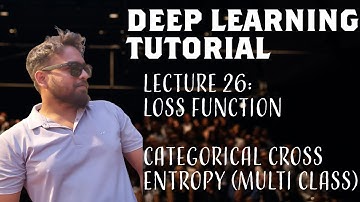 #26 Categorical Cross Entropy Loss Explanation Deep Learning