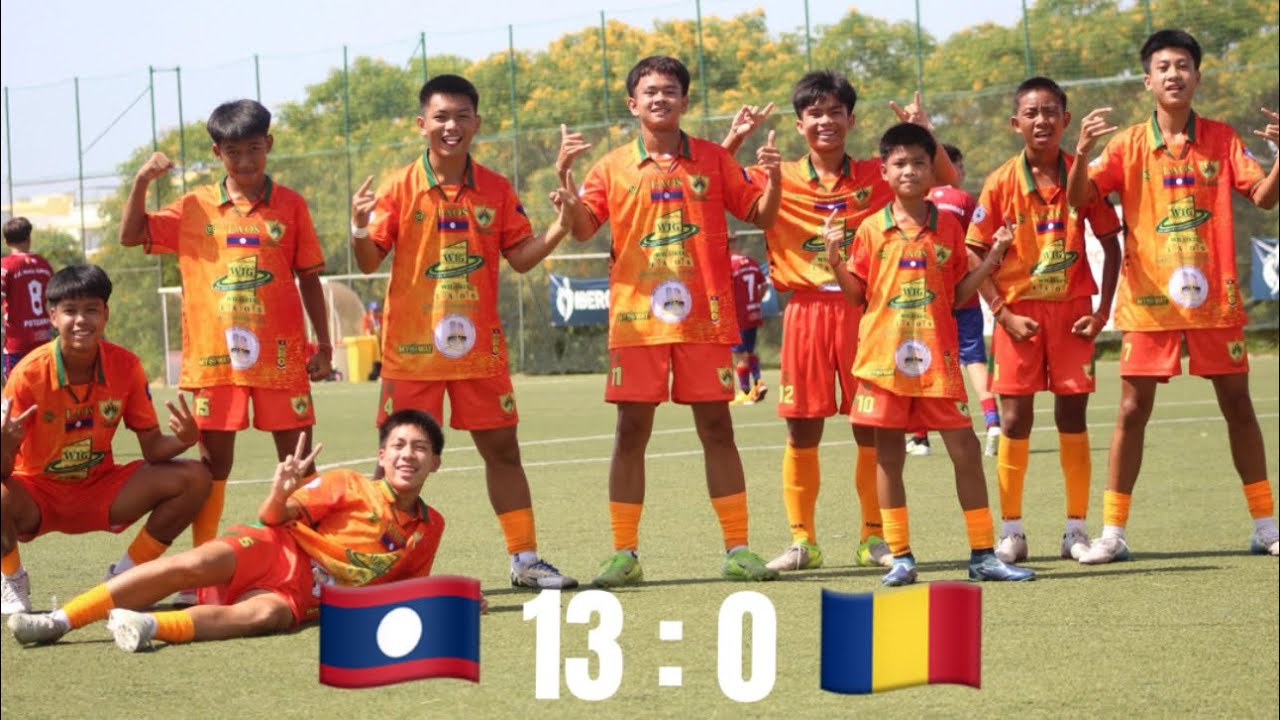 ຜົນການແຂ່ງຂັນນັດທີ 2 ￼W.I.G NAGA🇱🇦  13 : 0  FC NANA JUNIOR ລາຍການIBER CUP2025