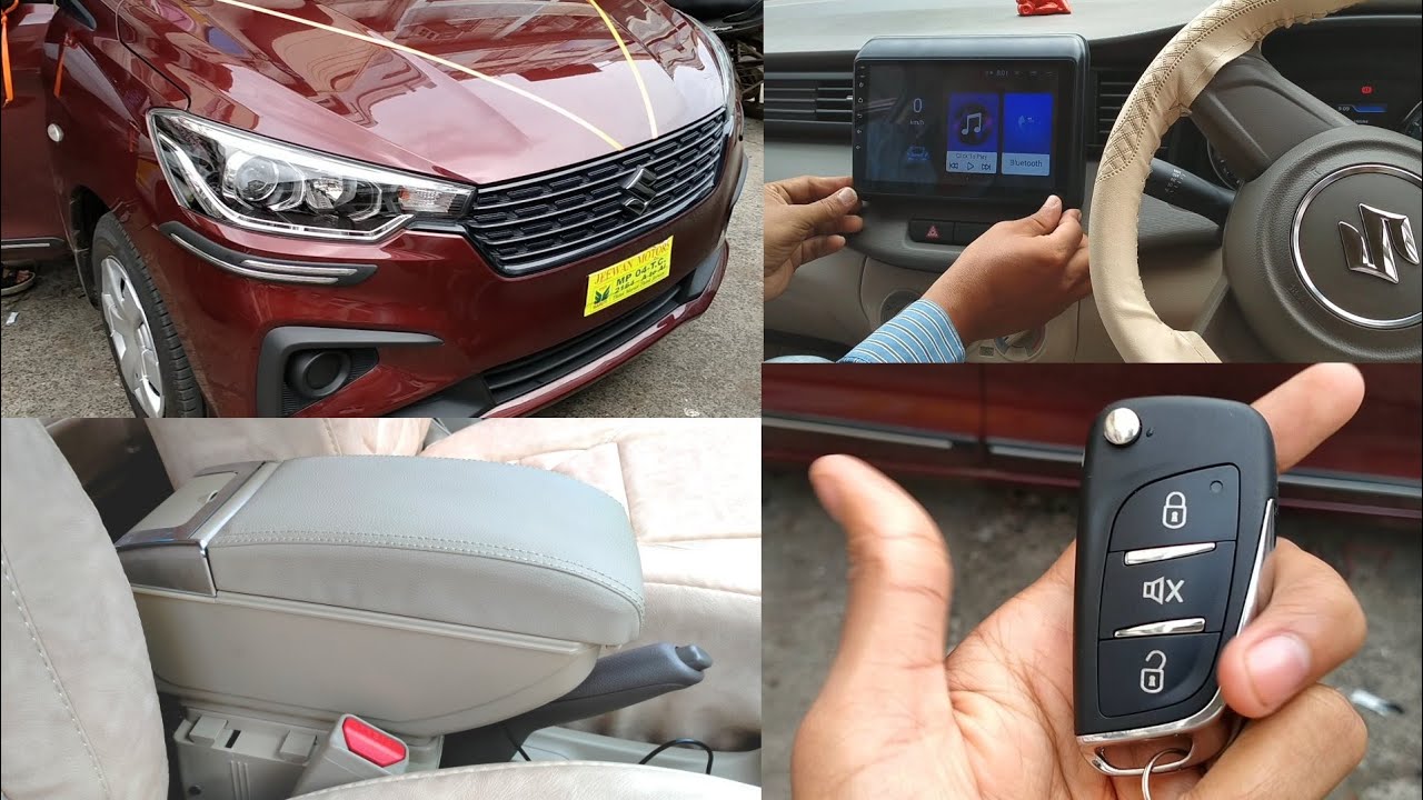 Maruti Suzuki Ertiga Base Model 7d Mats Armrest Android Stereo