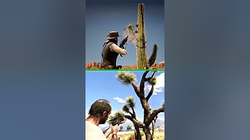 TREE PHYSICS COMPARISON (RDR2 VS GTA 5)